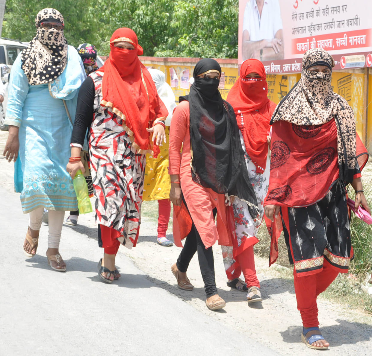 Sun and heat made people unwell