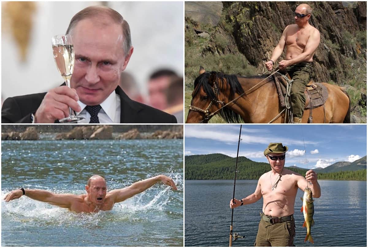 The very young Vladimir Putin all set to begin his fourth term as Russian President