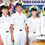 6 navy women officers will come after completed their 9 months mission of world tour