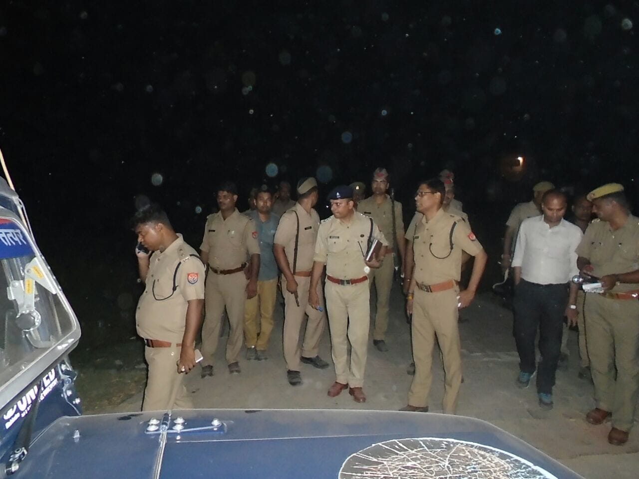 Youth teasing with minor girl and burn on protest