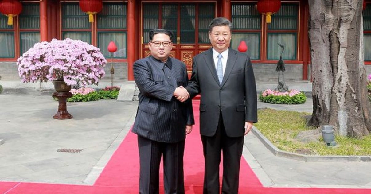 Chinese President Xi Jinping & North Korea's Kim Jong Un met in China's Dalian