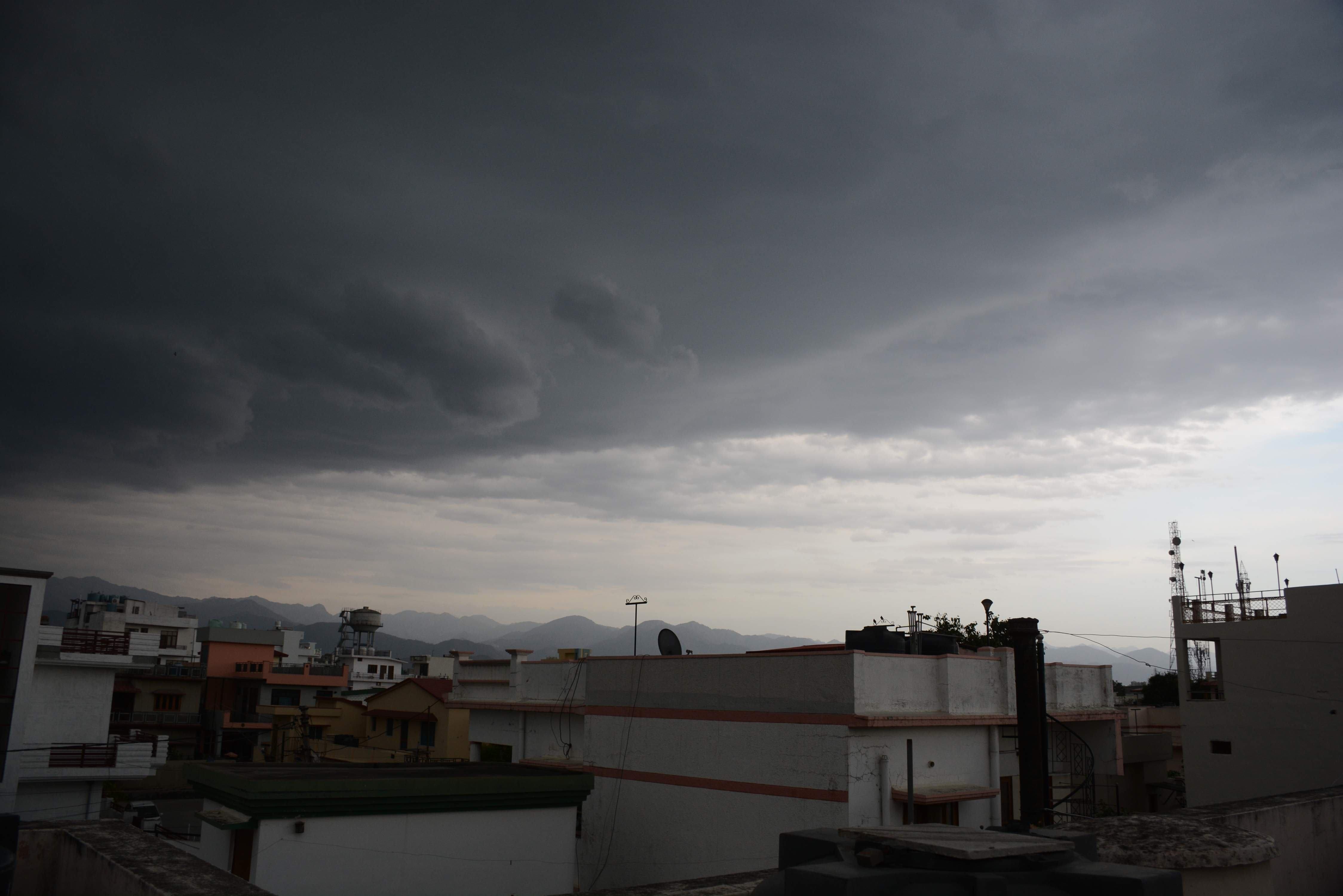 thunderstorm alert weather photos dehradun