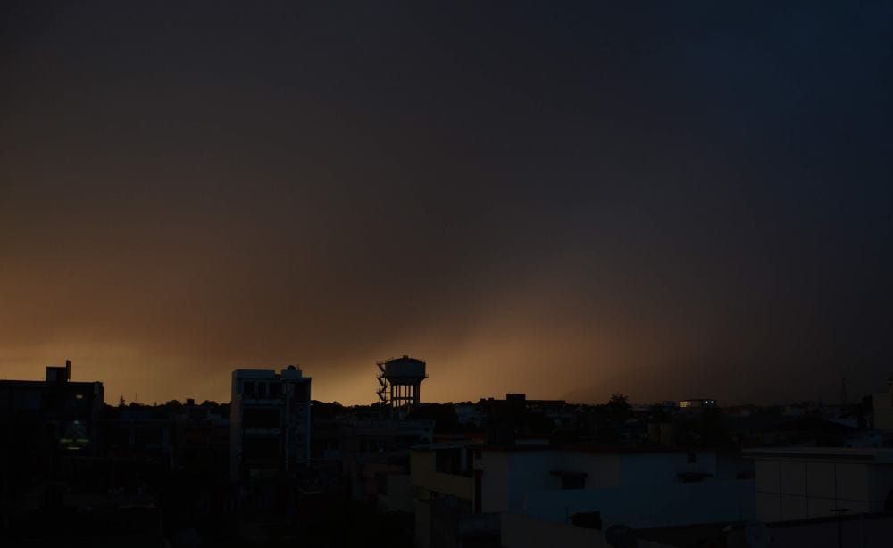 thunderstorm alert weather photos dehradun