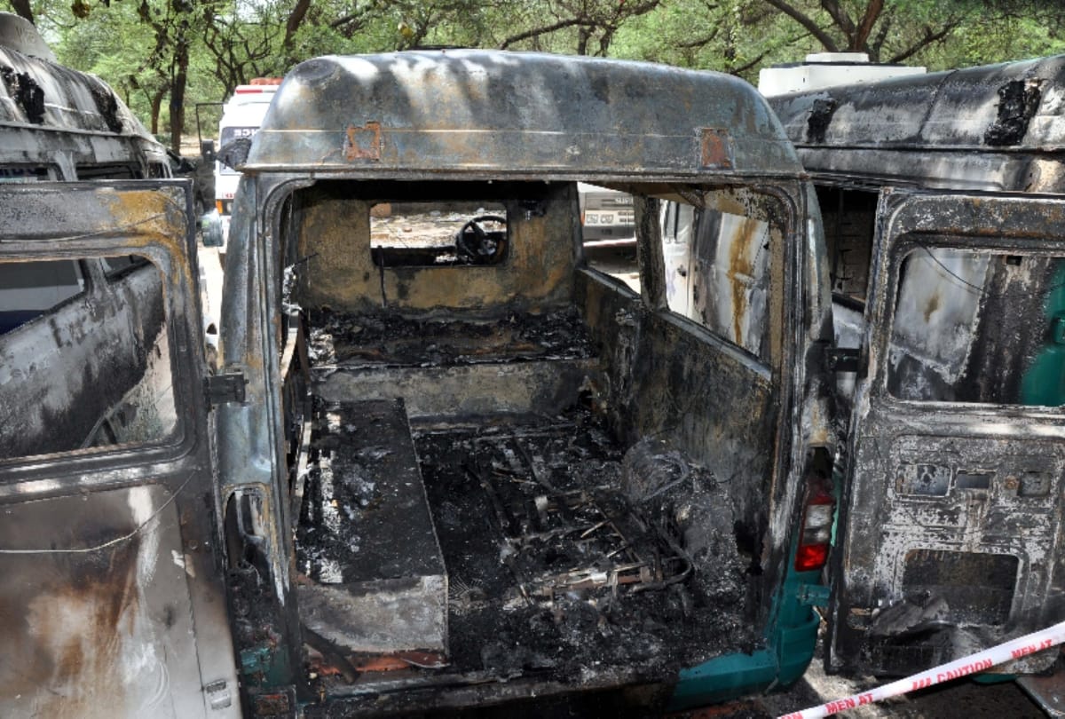 two ambulance and one man burnt due to mosquito coil