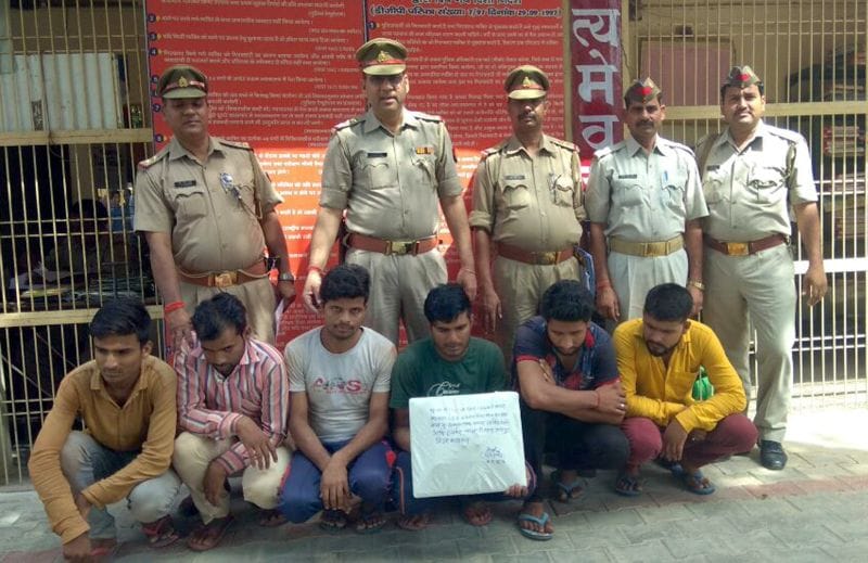 आईपीएल में सट्टा लगाते छह पकड़े