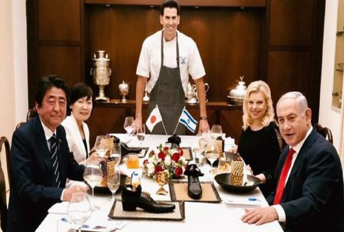 Israel offended Japan's prime minister by serving him dessert out of a shoe