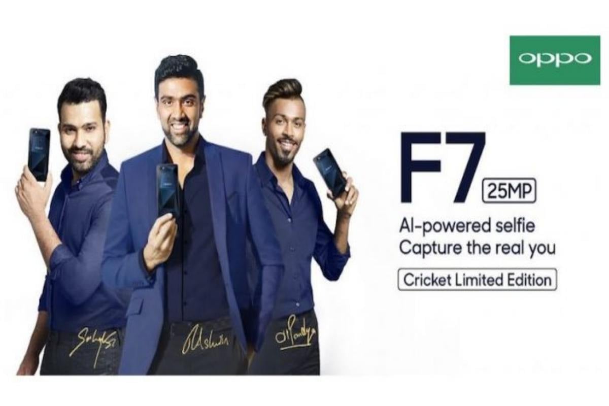 Oppo F7 Cricket Limited Edition Launched in India at Rs 21,990 