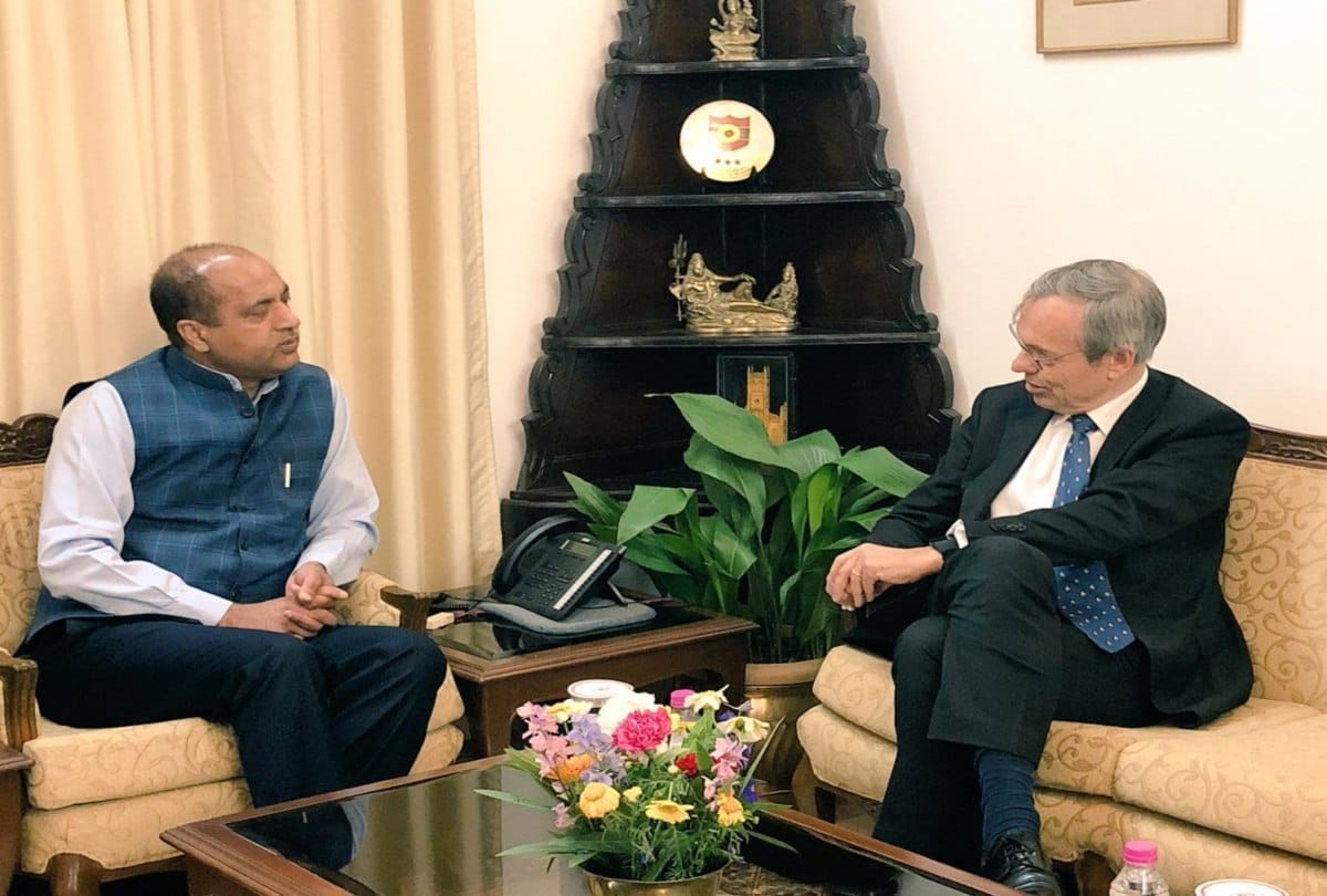 CM jairam thakur meets ambassador of norway Nils Ragnar Kamsvag