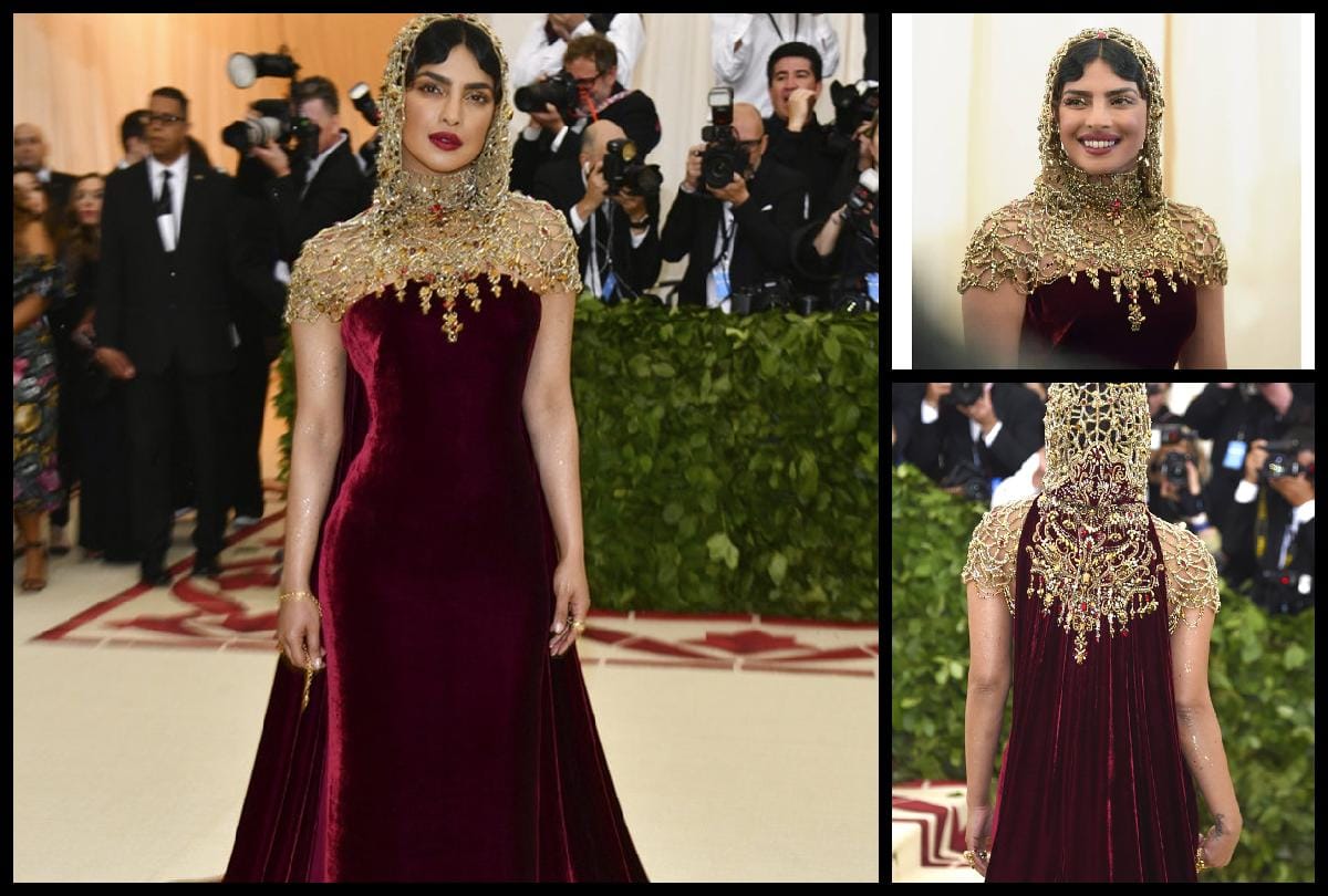 Met Gala 2018 Priyanka Chopra Catholic Inspired Look By Ralph Lauren Took More Than 250 Hours