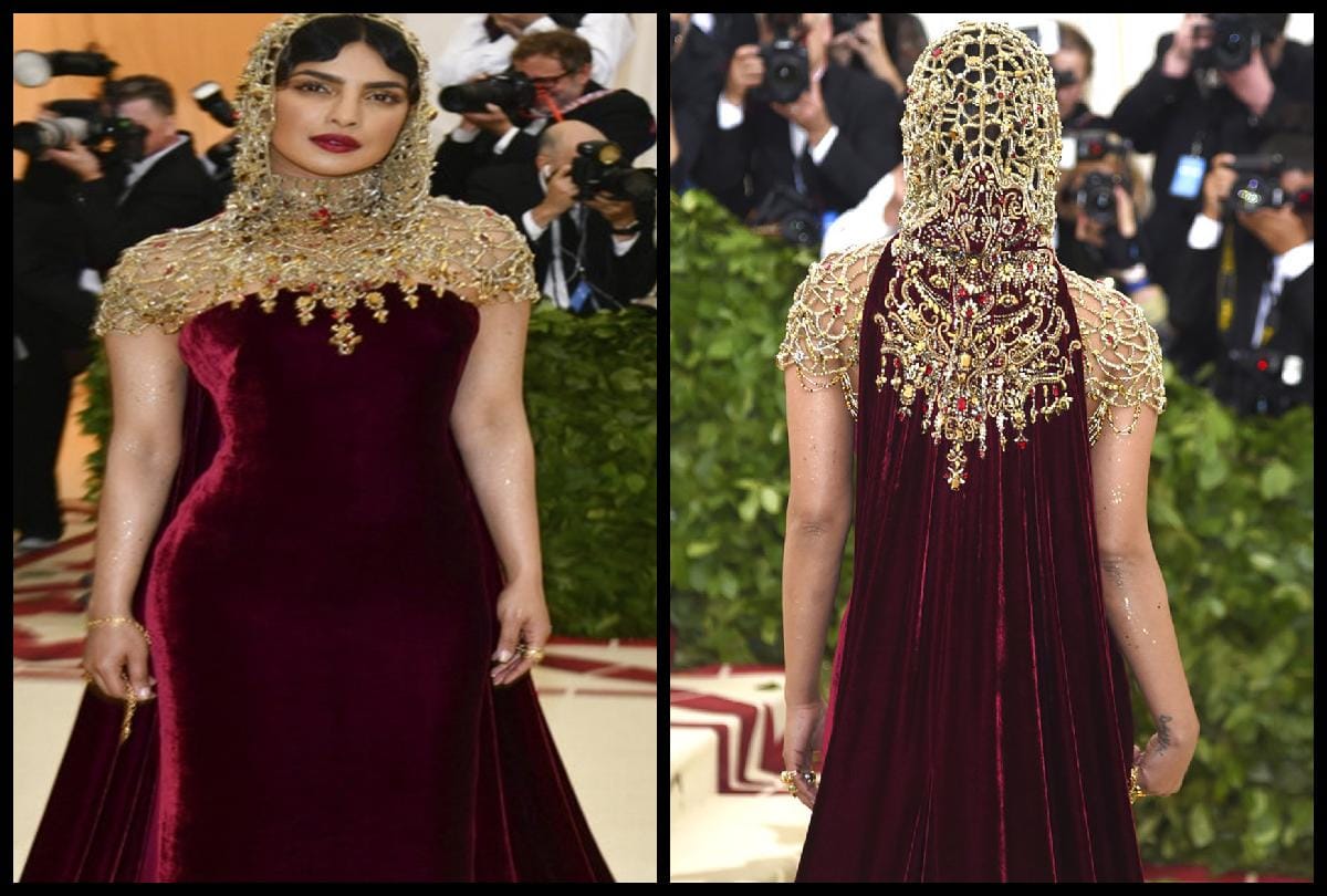 Met Gala 2018 Priyanka Chopra Catholic Inspired Look By Ralph Lauren Took More Than 250 Hours