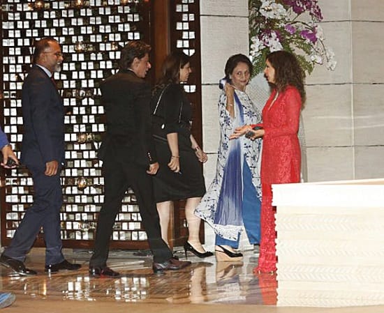 bollywood celebs attend mukesh ambani daughter isha ambani engagement ceremony