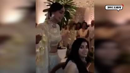 sonam kapoor anand ahuja wedding chuda and kaleera with ceremony janhavi kapoor