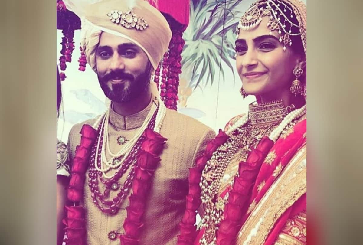 see first pictures of mr and mrs anand ahuja after wedding of sonam kapoor delhi ncr