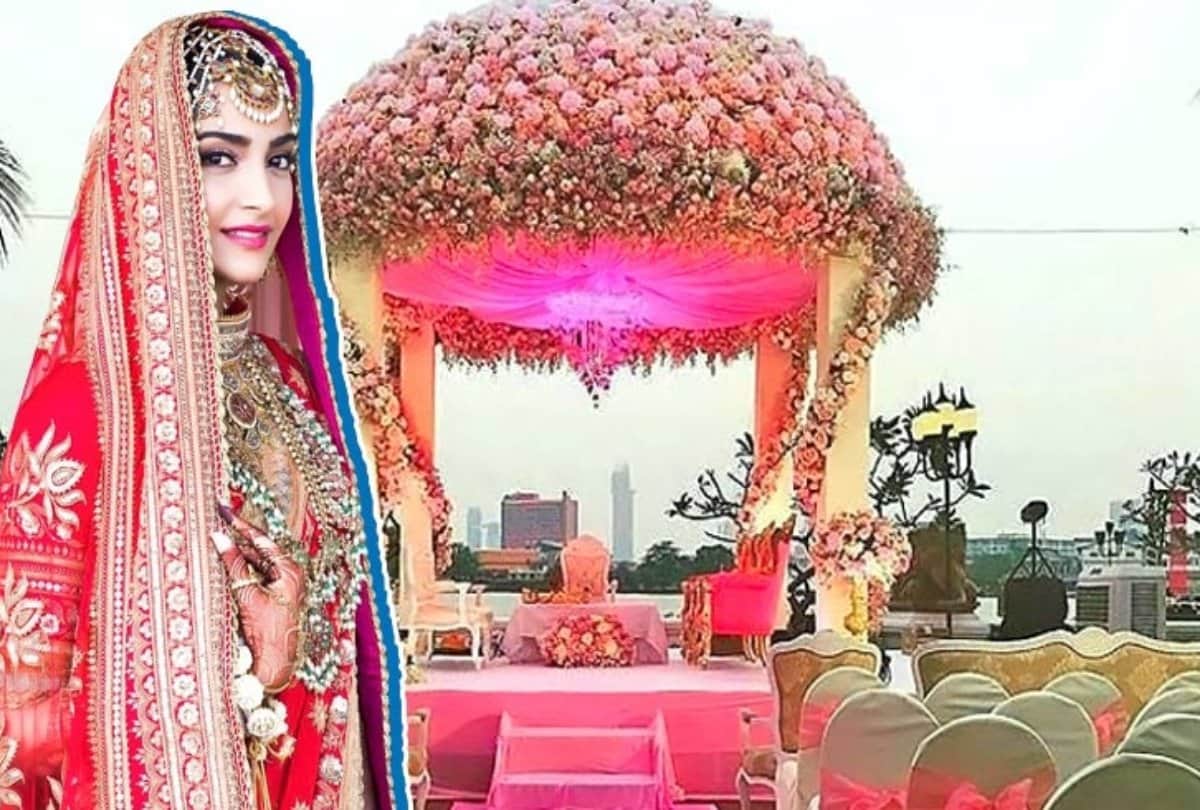 sonam kapoor wedding venue decorate with expensive candles