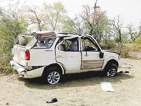 Two injured in road accidents, nine injured