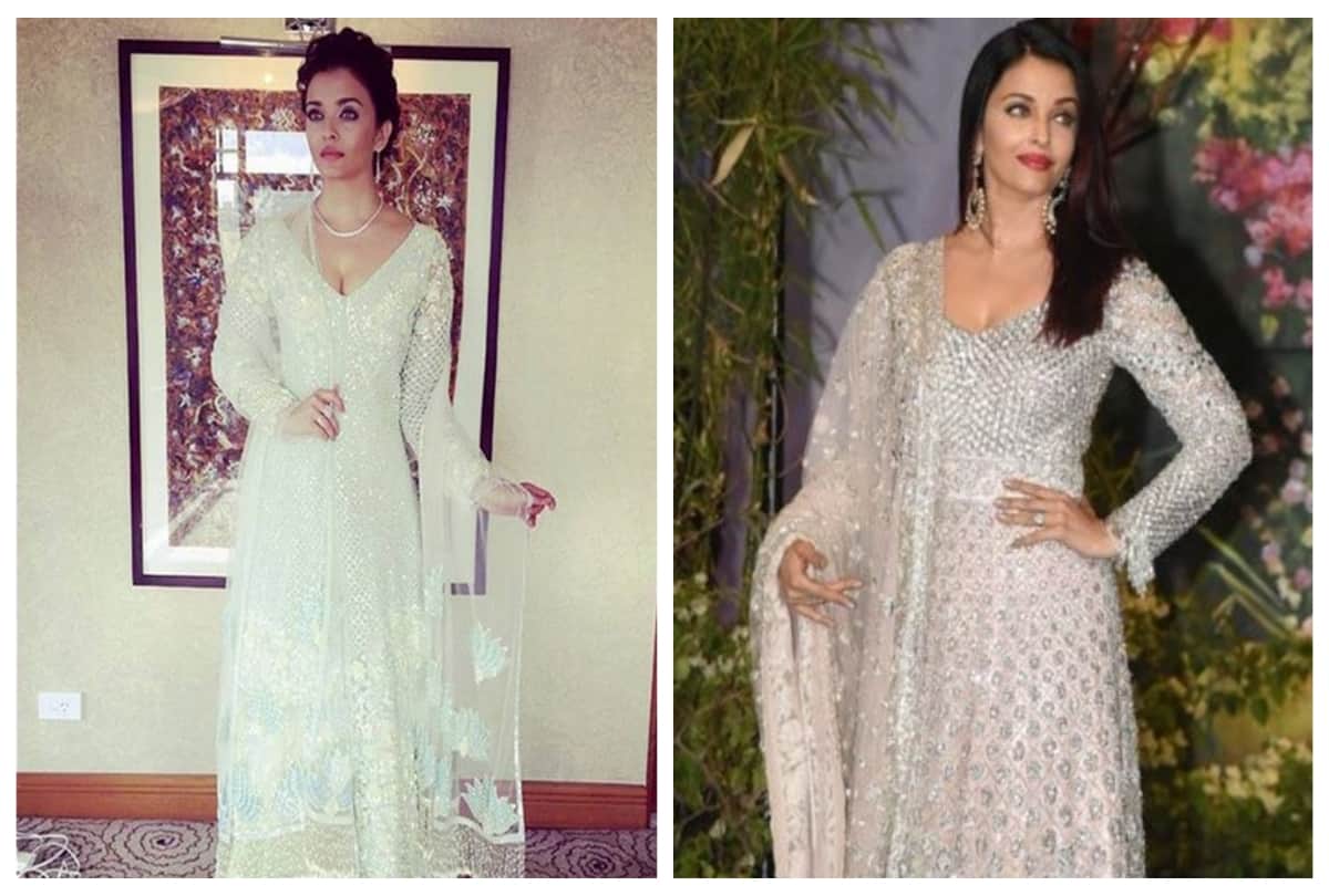 Aishwarya Rai Bachchan Repeats Dress At Sonam Kapoor Ahuja Wedding Reception
