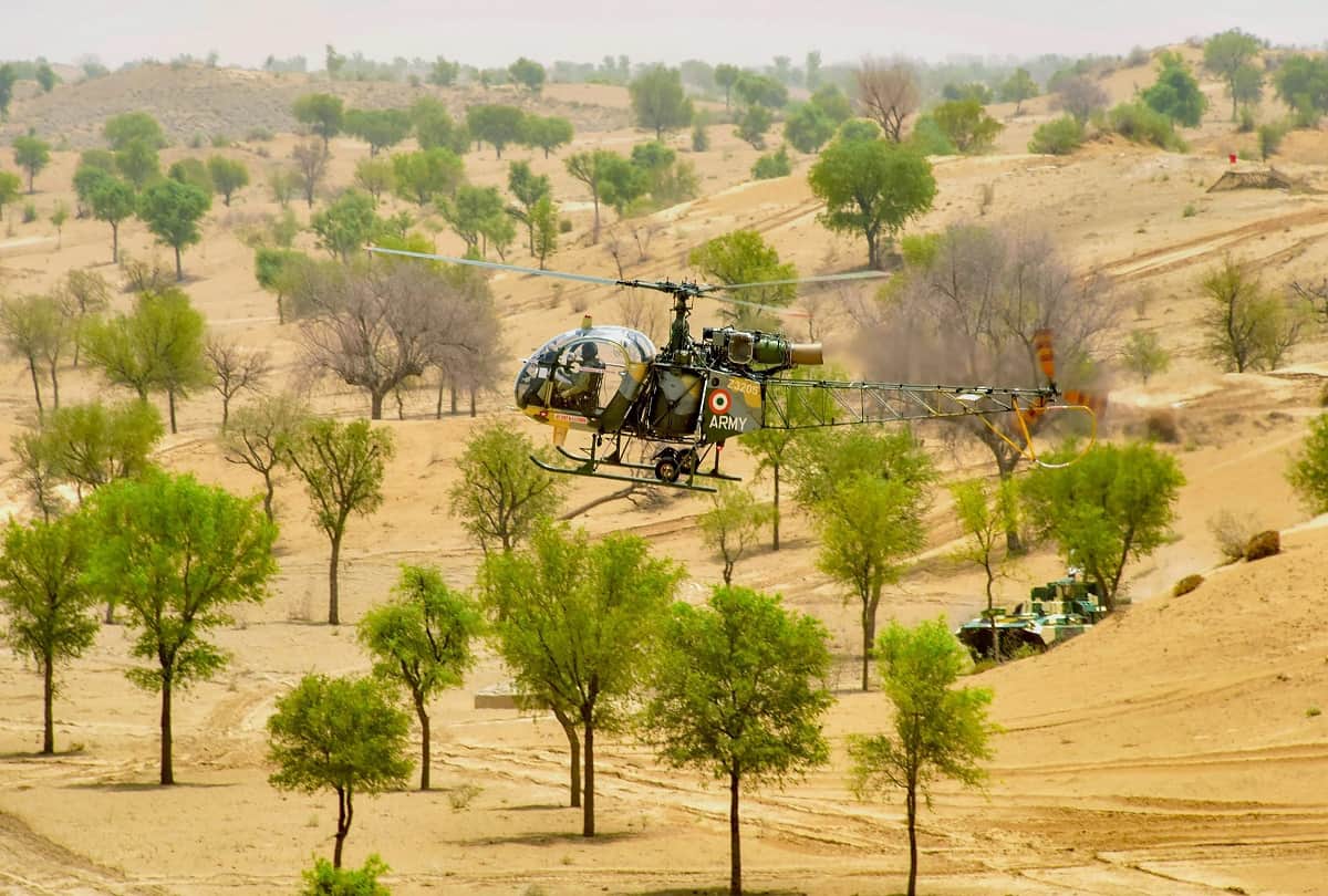 Indian Army successful maneuvers Vijay Prahar Successfully Completed in Bikaner, Rajasthan