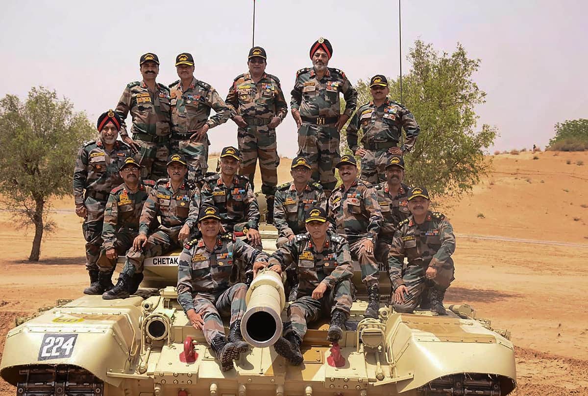 Indian Army Weapons Displayed in Indian Military Literature Festival