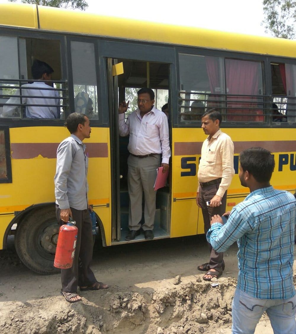  invoices of 10 school vehicles
