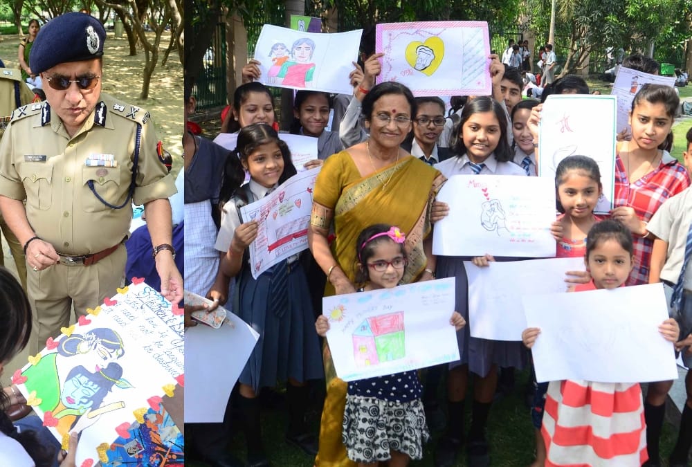  ma tujhe pranam painting competition by amar ujala.