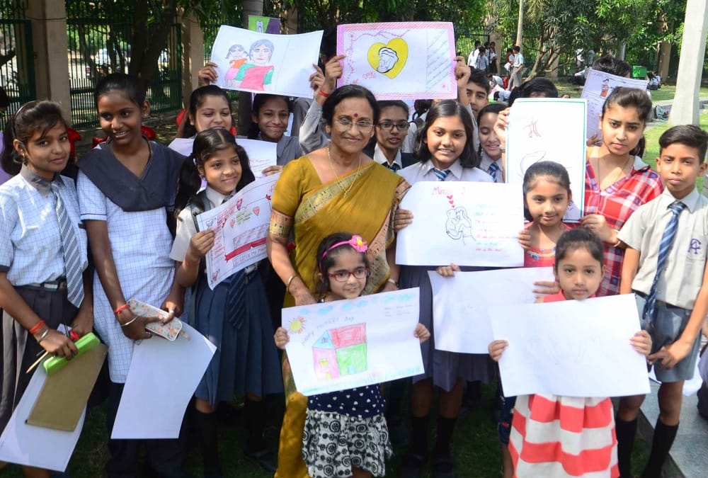  ma tujhe pranam painting competition by amar ujala.