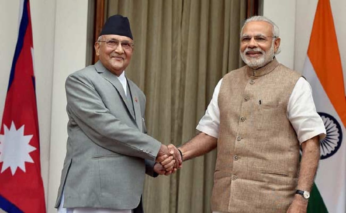 PM Nrendra Modi and KP Sharma Oli inaugurate first oil pipeline between India and Nepal