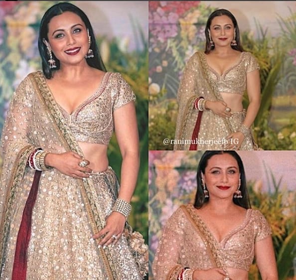 Rani Mukerji arrived in most stylist way at Sonam Kapoor's wedding ceremonies
