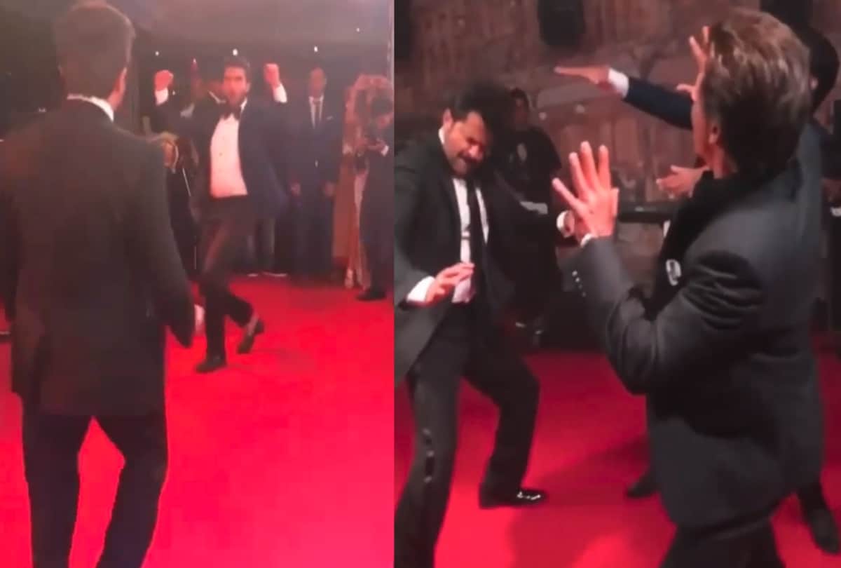 Ranveer Singh Anand Ahuja dance video goes viral at Sonam Anand reception 