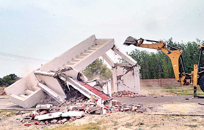 remove encroachment 