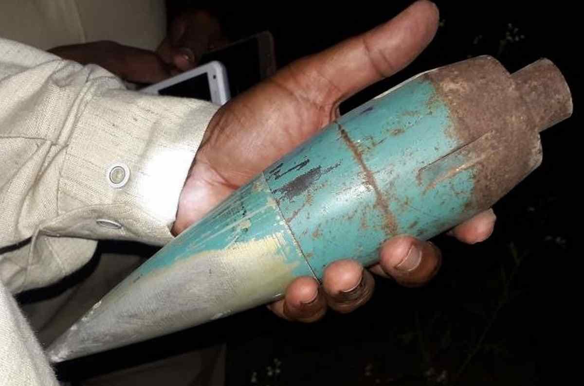 Two shells of rocket launcher recovered from military ground in Khanna