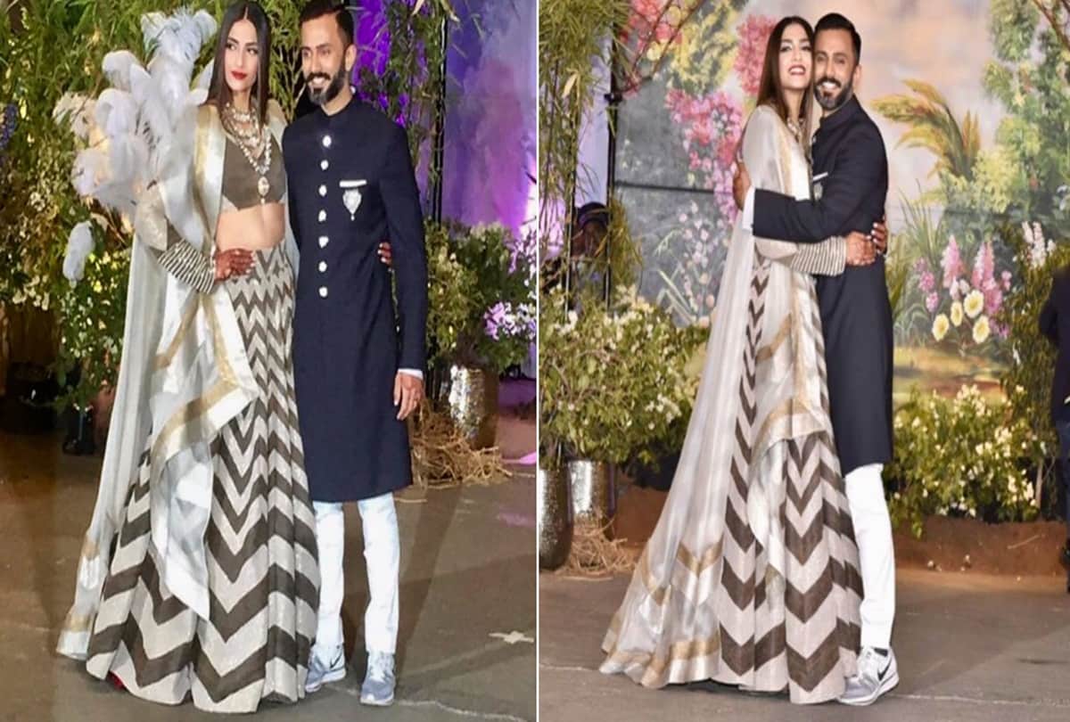 this is why sonam kapoor husband anand ahuja wear sports shoes in reception party