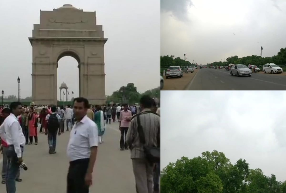 weather changes in delhi ncr after rain in near by areas