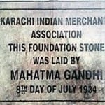 Karachi building proudly flaunts its connection with Mahatma Gandhi