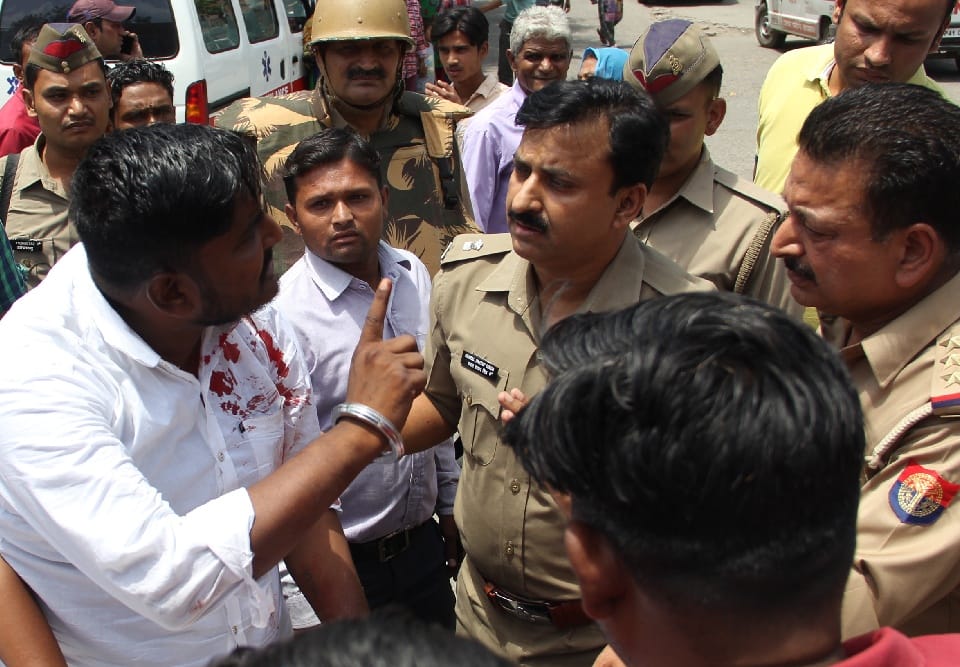  Bheem Army's District President's brother shot dead, stress