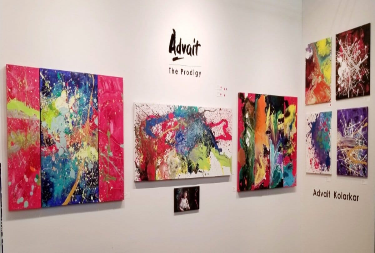 Meet with Four years old child painter advait kolarkar from pune 