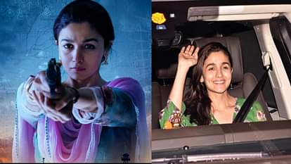 alia bhatt rekha janhvi kapoor sara ali khan in film raazi special screening viral video 