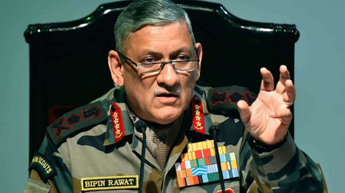 Indian Army Chief Bipin Rawat Warning to Terrorists