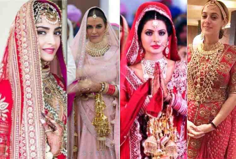 chandigarh, five bollywood actress punjabi wedding with punjabi grooms