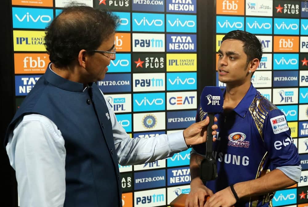 after match Ishan Kishan says, I had a chat with my skipper and he siad play the way you have
