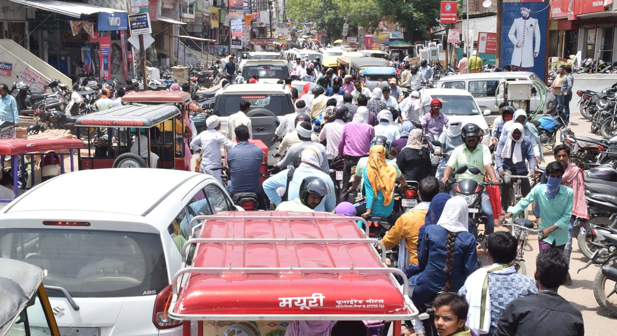 जाम से जूझा शहर, धड़ाम हुआ ट्रैफिक प्लान