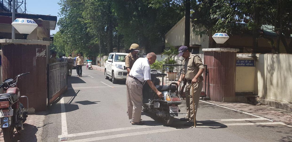 police mock drill in dehradun 