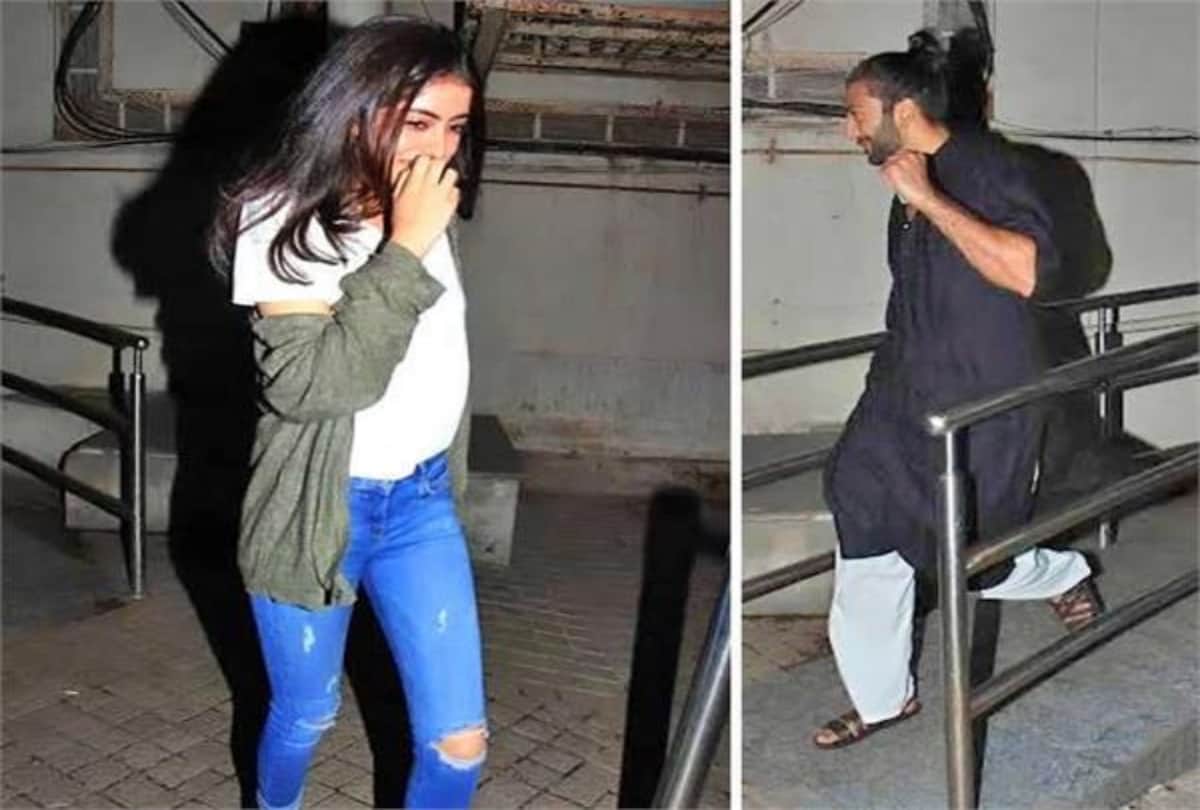 Navya Naveli Nanda spotted with Javed Jaffrey son Meezaan Jaferi