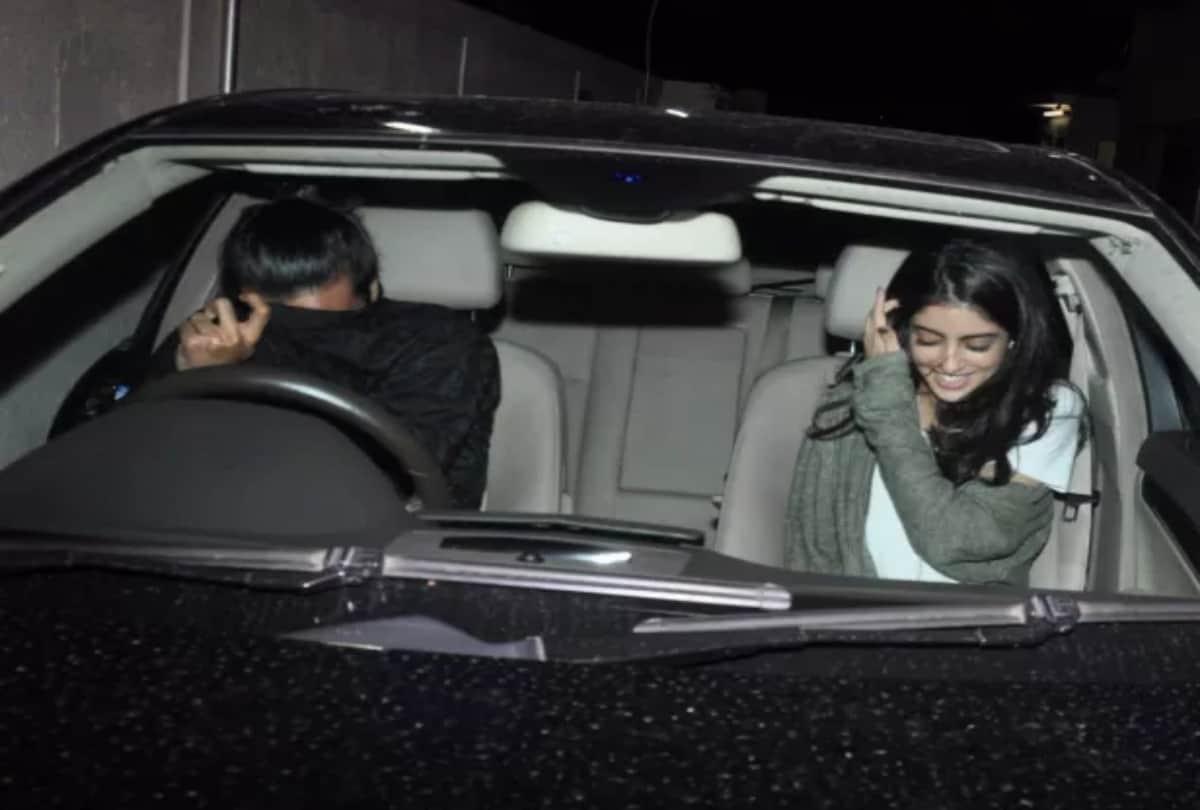Navya Naveli Nanda spotted with Javed Jaffrey son Meezaan Jaferi
