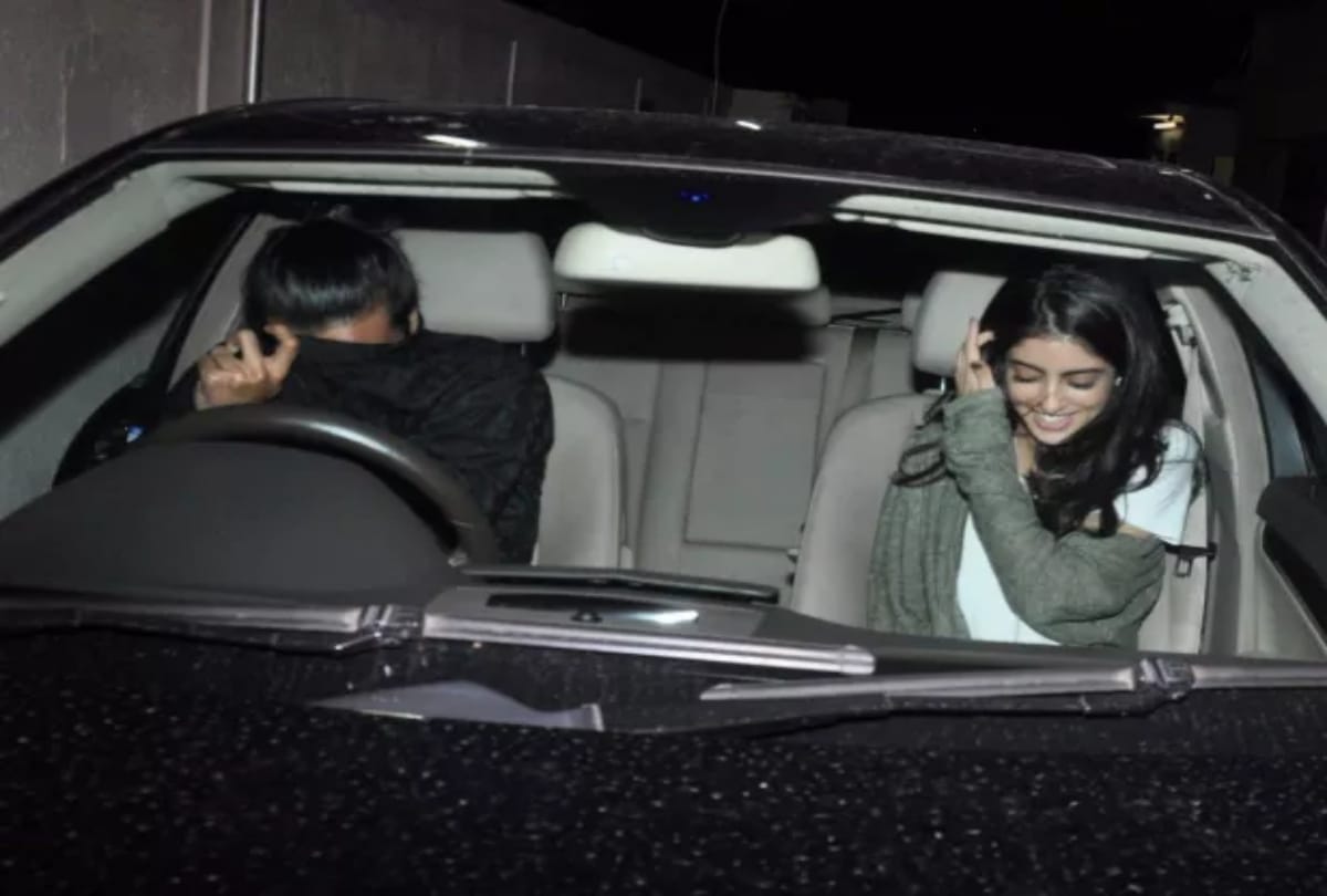 Navya Naveli Nanda spotted with Javed Jaffrey son Meezaan Jaferi