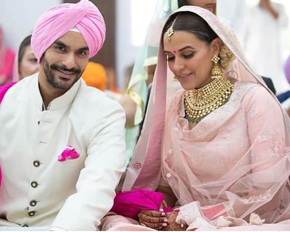 Actress Neha Dhupia Marries Bollywood Actor Angad Bedi