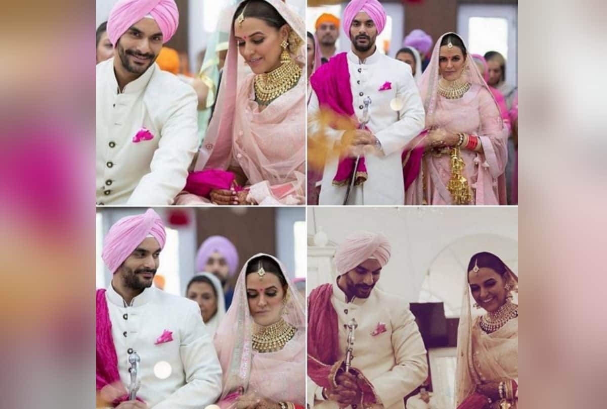 Neha Dhupia And Angad Bedi 2nd marriage anniversary WEDDING ALBUM
