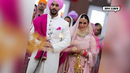 TAKE A LOOK OF ACTRESS NEHA DHUPIA’S BRIDAL LEHNGA