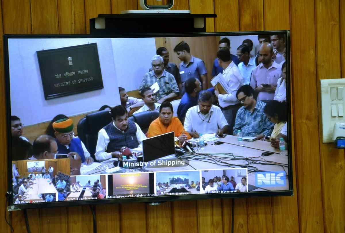 Central minister nitin gadkari says that water released from tehri dam