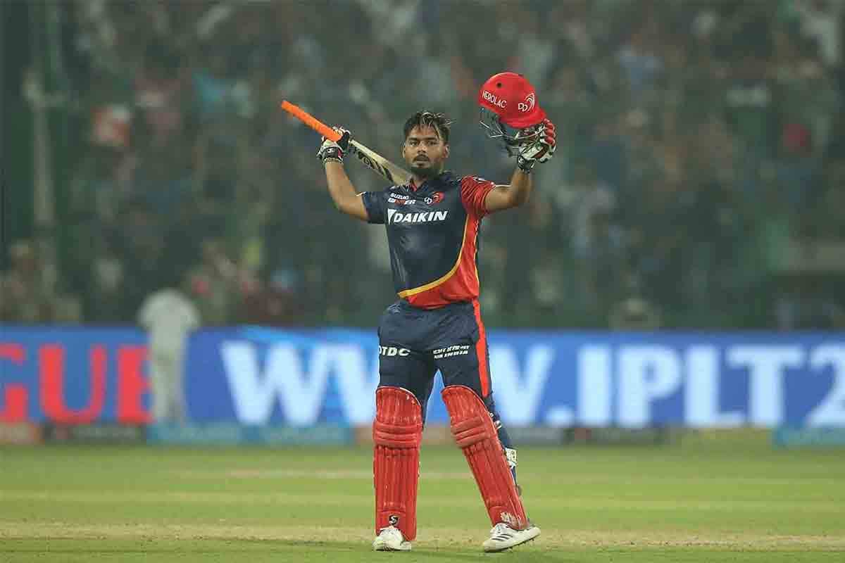 rishabh pant hits century against sunrisers hyderabad and hit on records
