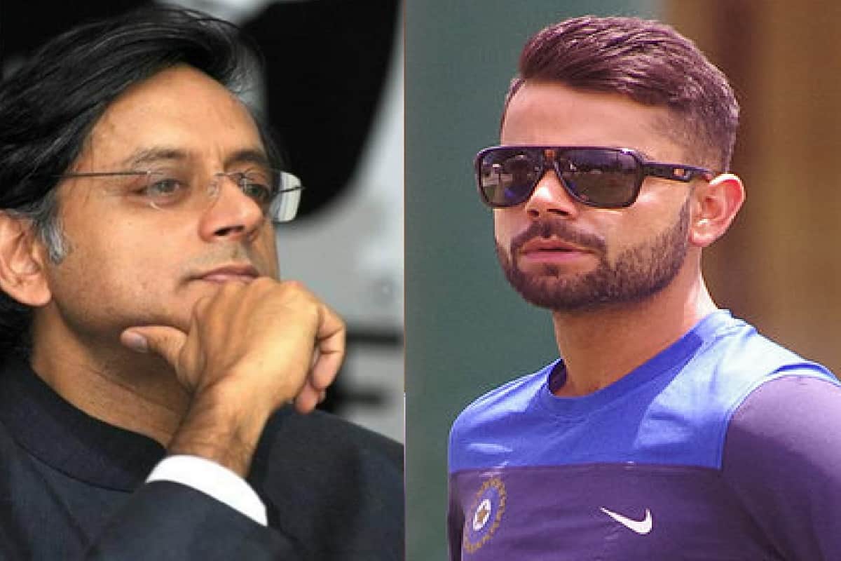 virat kohli fans fire on shashi tharoor after tweet against his strategy